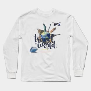 Travel around the world Long Sleeve T-Shirt